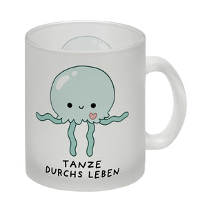 Jelly & Friends Qualle Kaffeebecher mit Spruch Tanze durchs Leben