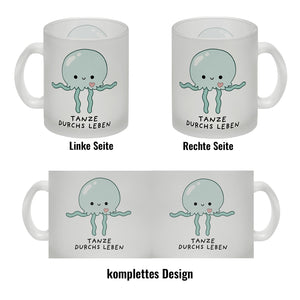 Jelly & Friends Qualle Kaffeebecher mit Spruch Tanze durchs Leben