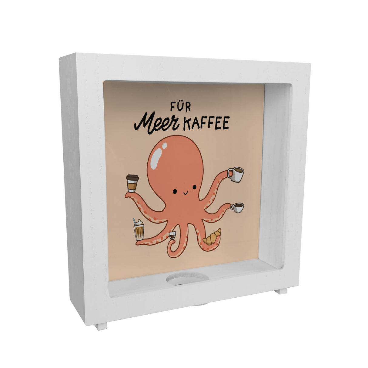 Jelly & Friends Krake Spardose mit Spruch Für Meer Kaffee