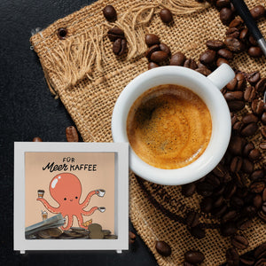 Jelly & Friends Krake Spardose mit Spruch Für Meer Kaffee