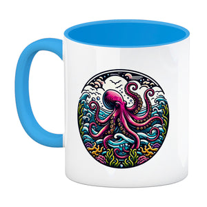 Oktopus Kaffeebecher