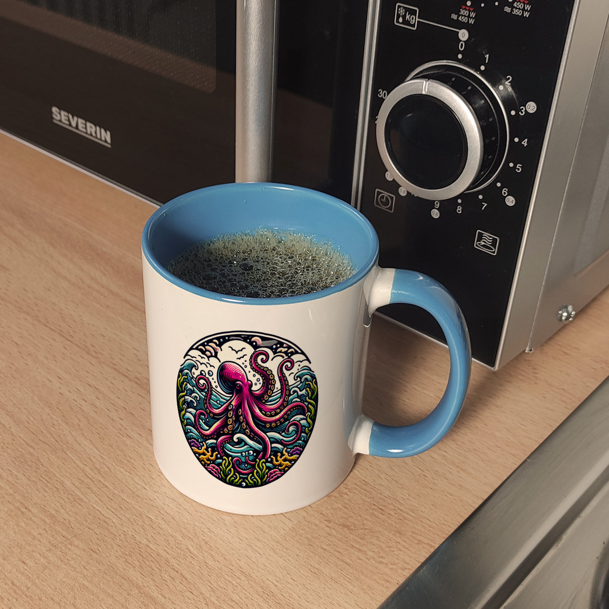 Oktopus Kaffeebecher