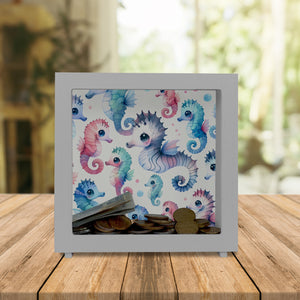 Seepferdchen Aquarell Spardose