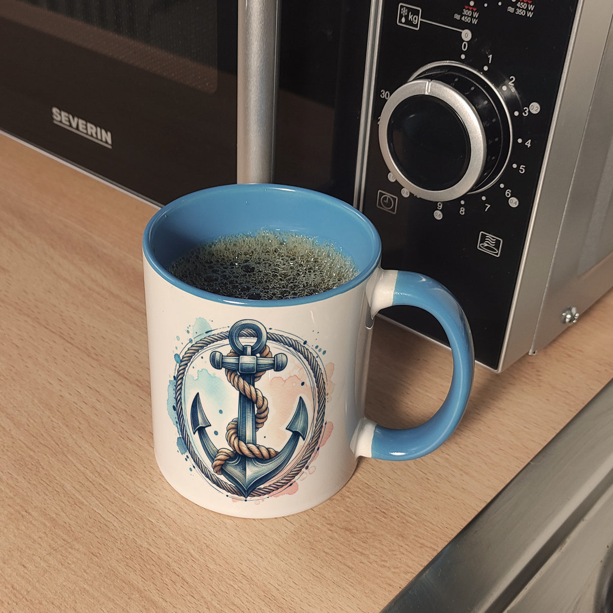Anker mit Seil Kaffeebecher