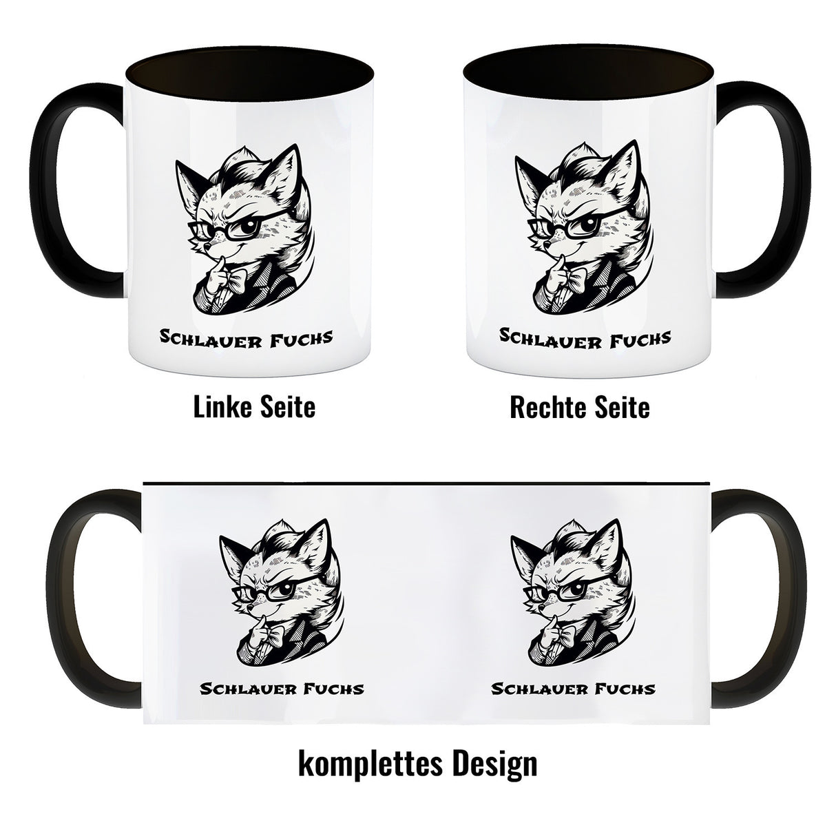 Schlauer Fuchs Manga Kaffeebecher