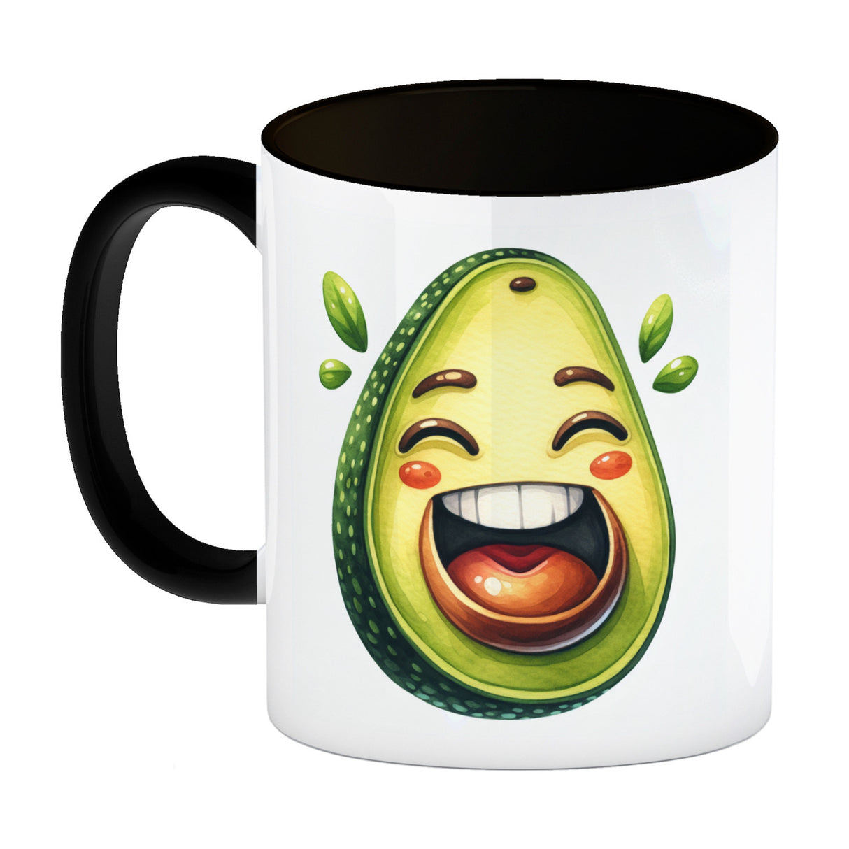 Lachende Avocado Kaffeebecher