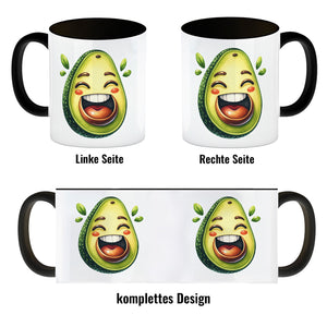 Lachende Avocado Kaffeebecher