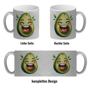 Lachende Avocado Kaffeebecher