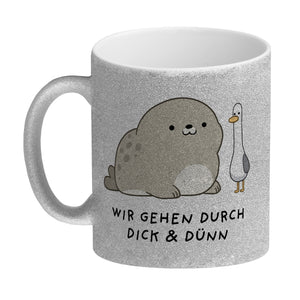 Jelly & Friends Robbe und Möwe Freundschaft Kaffeebecher mit Spruch
