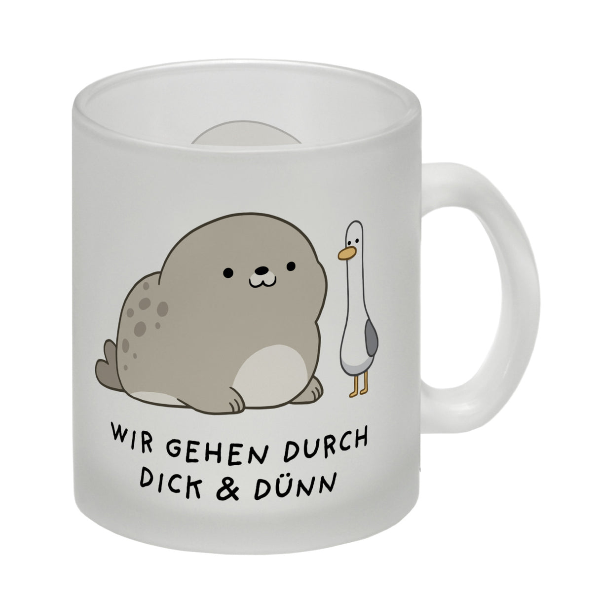 Jelly & Friends Robbe und Möwe Freundschaft Kaffeebecher mit Spruch