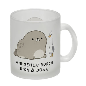 Jelly & Friends Robbe und Möwe Freundschaft Kaffeebecher mit Spruch