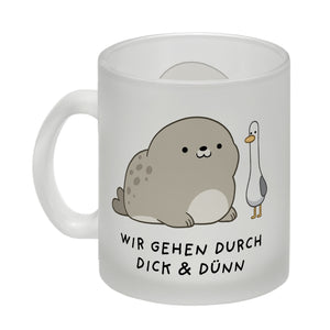 Jelly & Friends Robbe und Möwe Freundschaft Kaffeebecher mit Spruch