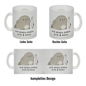 Jelly & Friends Robbe und Möwe Freundschaft Kaffeebecher mit Spruch