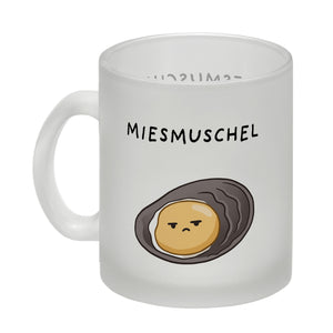 Jelly & Friends Muschel Kaffeebecher mit Spruch Miesmuschel
