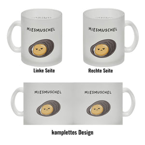Jelly & Friends Muschel Kaffeebecher mit Spruch Miesmuschel