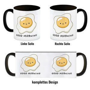 Jelly & Friends Spiegelei Kaffeebecher mit Spruch Good Morning