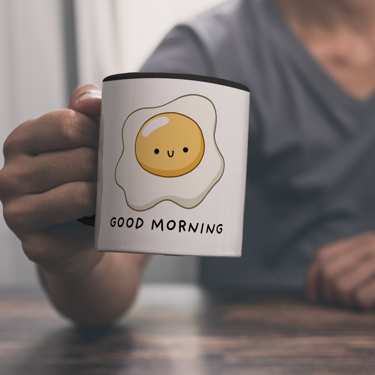 Jelly & Friends Spiegelei Kaffeebecher mit Spruch Good Morning