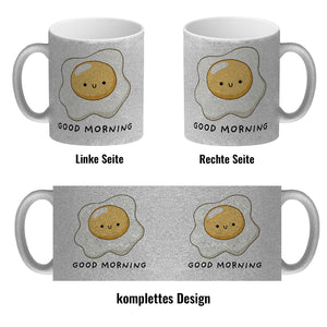 Jelly & Friends Spiegelei Kaffeebecher mit Spruch Good Morning