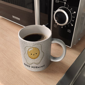 Jelly & Friends Spiegelei Kaffeebecher mit Spruch Good Morning