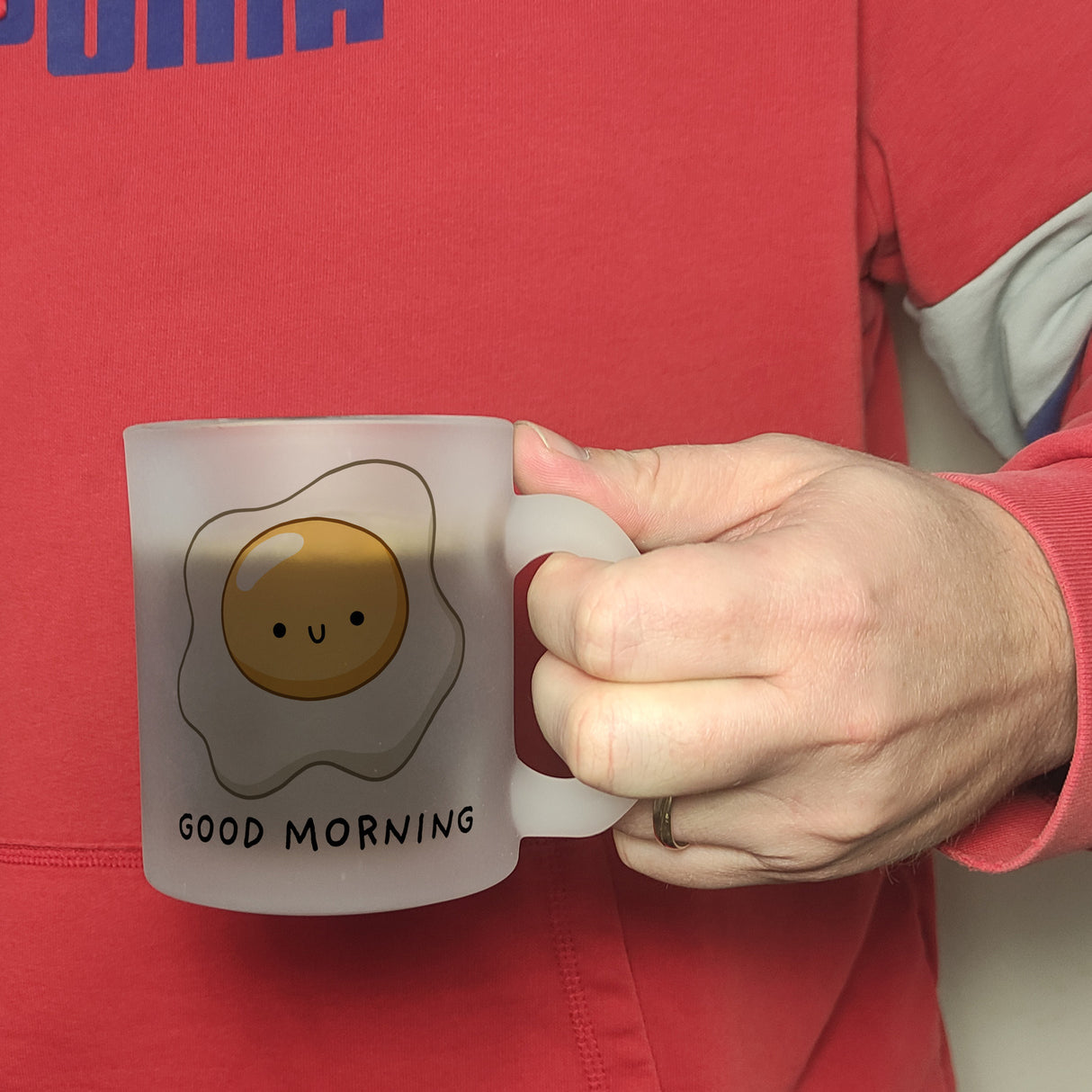 Jelly & Friends Spiegelei Kaffeebecher mit Spruch Good Morning