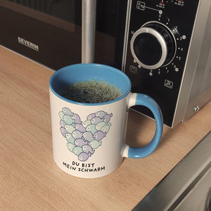 Jelly & Friends Fisch-Herz Kaffeebecher mit Spruch Du bist mein Schwarm