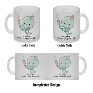 Jelly & Friends Qualle Kaffeebecher mit Spruch Kleine Quatschqualle