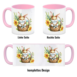 Osterhase im Osternest Kaffeebecher