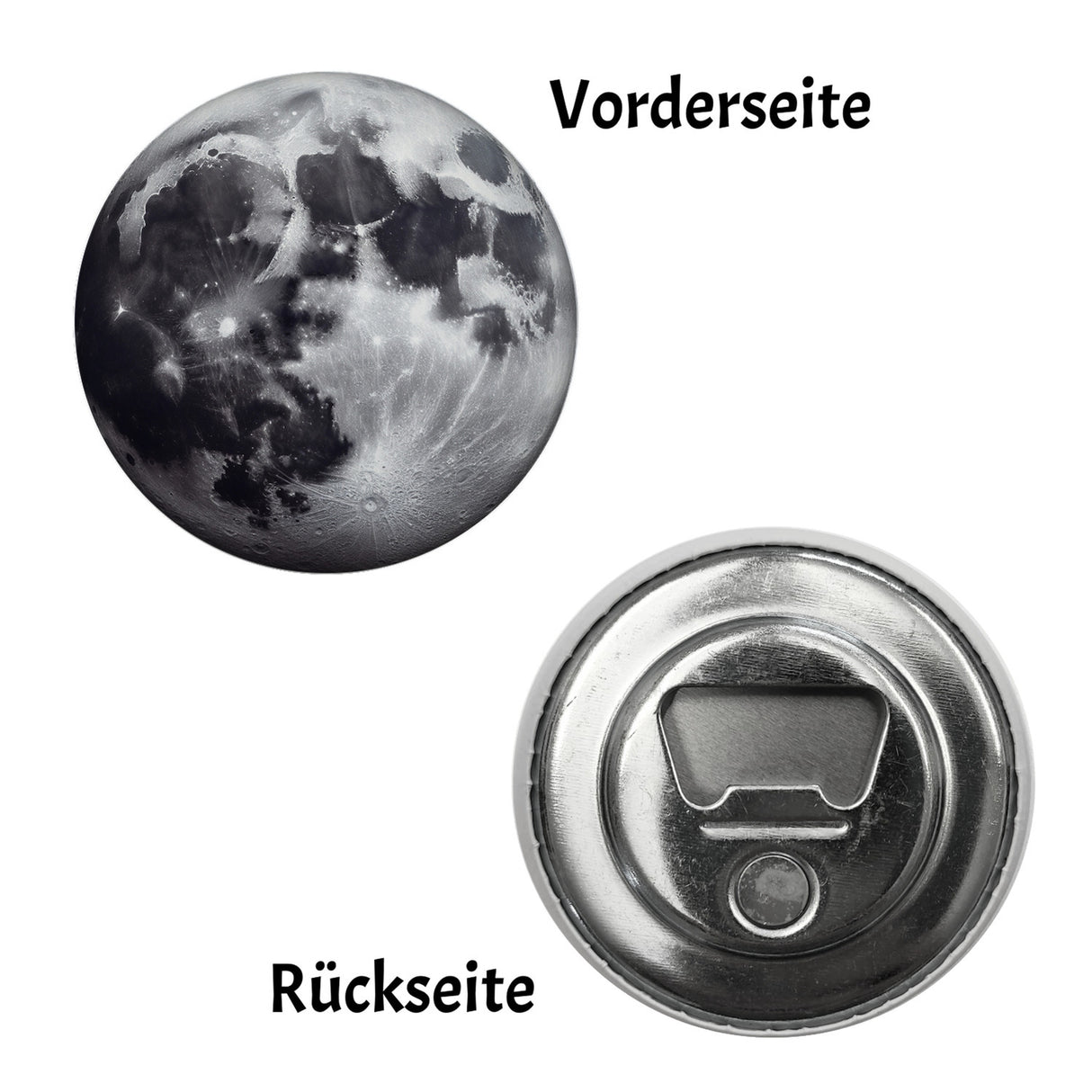 Mond Magnet rund
