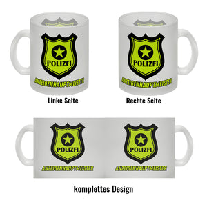 POLIZFI Anzeigenhauptmeister Kaffeebecher