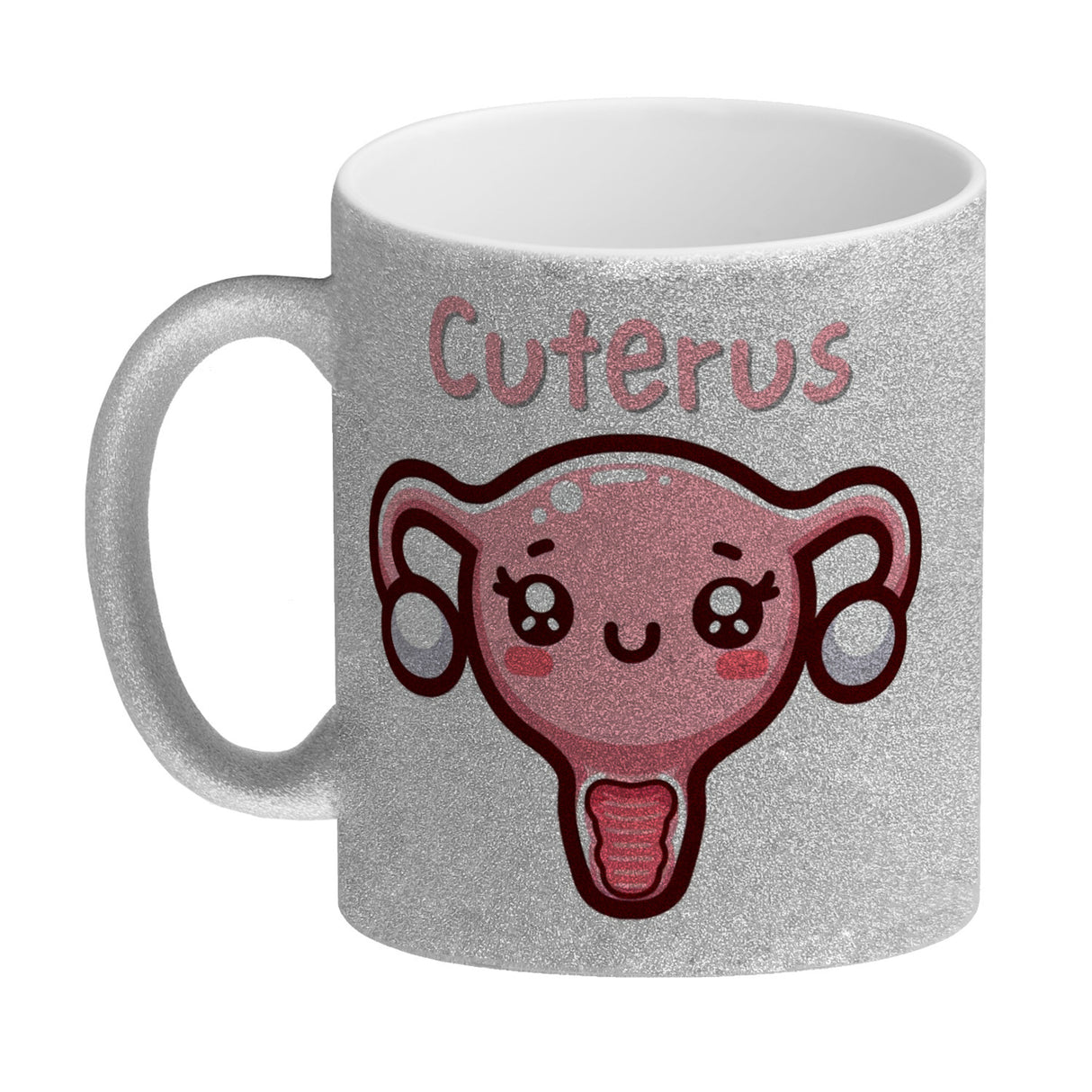 Gebärmutter Kawaii Kaffeebecher mit Spruch Cuterus