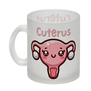 Gebärmutter Kawaii Kaffeebecher mit Spruch Cuterus