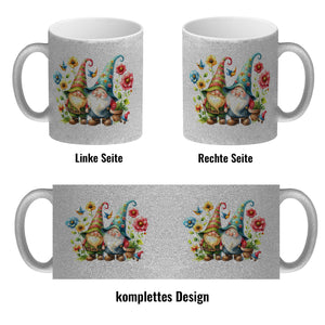 Süße Gartenzwerge Kaffeebecher