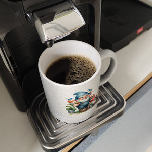 Gartenzwerge mit Zipfelmützen Kaffeebecher
