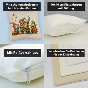 Lustige Kobolde Kissen