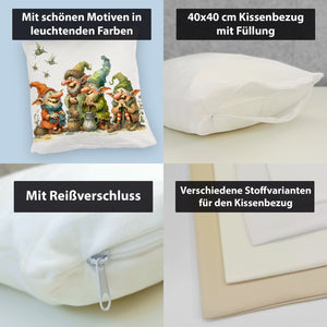 Lustige Kobolde Kissen