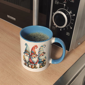 Kobolde mit bunten Mützen Kaffeebecher