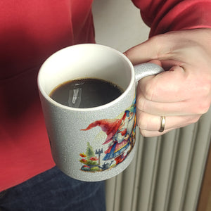 Verliebte Gartenzwerge im Garten Kaffeebecher