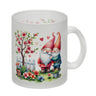 Verliebte Gartenzwerge mit Baum Kaffeebecher