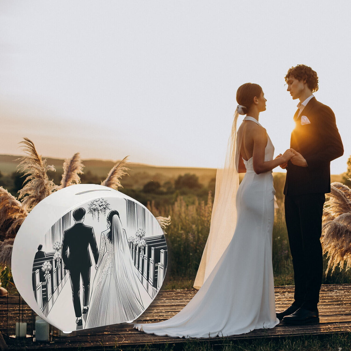 Hochzeit Spardose
