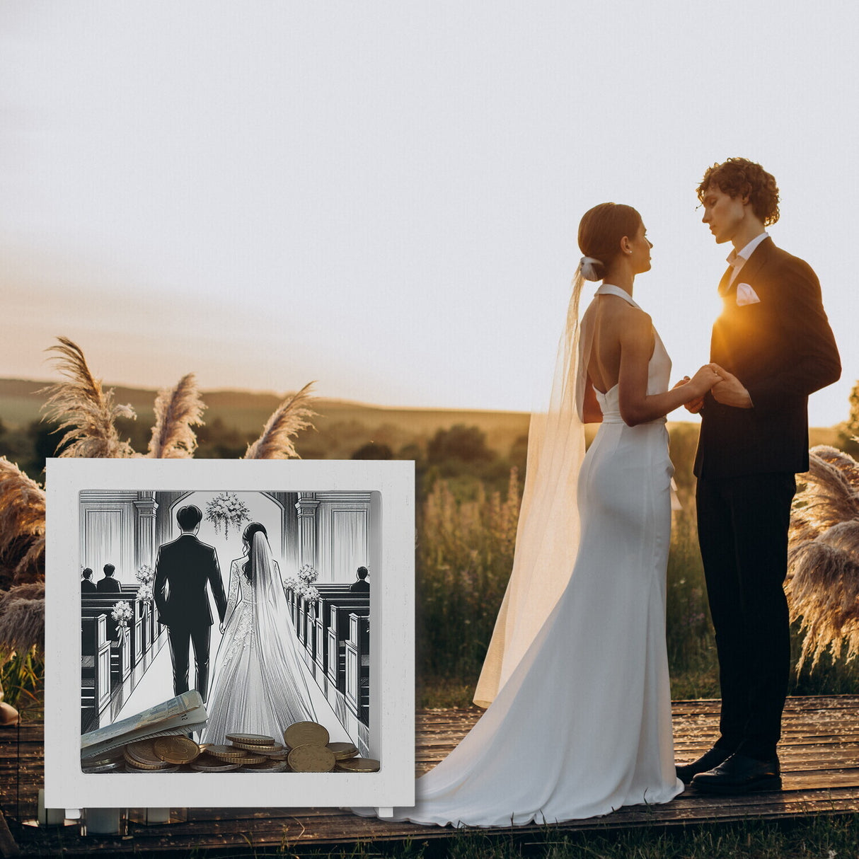 Hochzeit Spardose