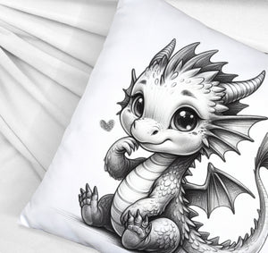 Niedlicher Drache Kissen