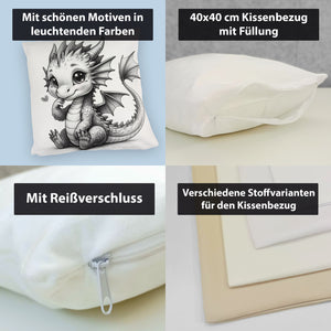 Niedlicher Drache Kissen