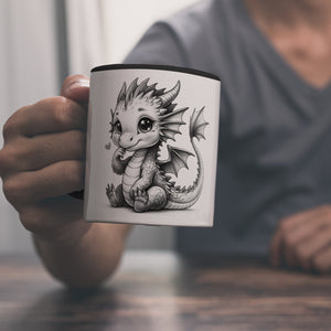 Niedlicher Drache Kaffeebecher
