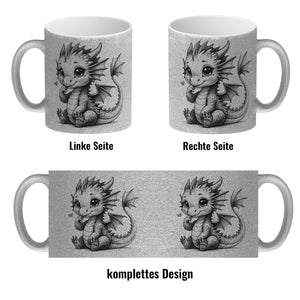 Niedlicher Drache Kaffeebecher