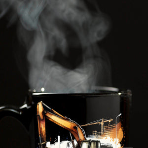 Bagger Tasse in Schwarz