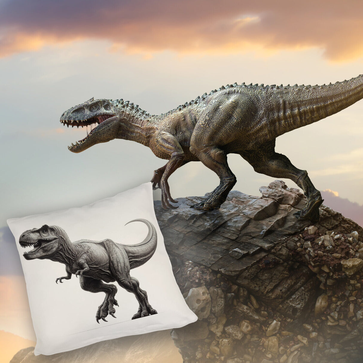 T-Rex Dinosaurier Kissen