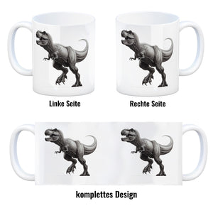 T-Rex Dinosaurier Kaffeebecher