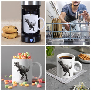 T-Rex Dinosaurier Kaffeebecher