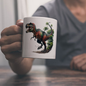 T-Rex Dinosaurier Kaffeebecher