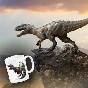 T-Rex Dinosaurier Kaffeebecher